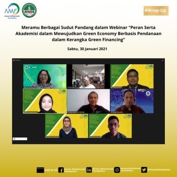 Meramu Berbagai Sudut Pandang dalam Webinar “Peran Serta Akademisi dalam Mewujudkan Green Economy Berbasis Pendanaan dalam Kerangka Green Financing”